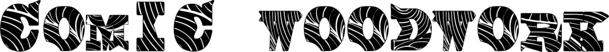 Comic Woodwork Font 1