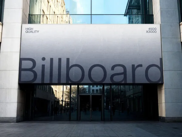 Concrete Building Banner Mockup 1