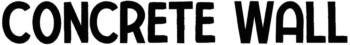 Concrete Wall Font 1