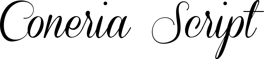 Coneria Script Font 1