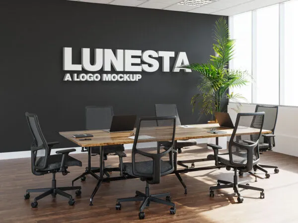 Conference Room Logo Mockup 1