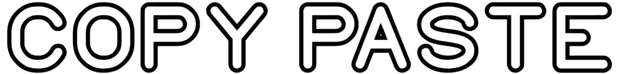 Copy Paste Font 1
