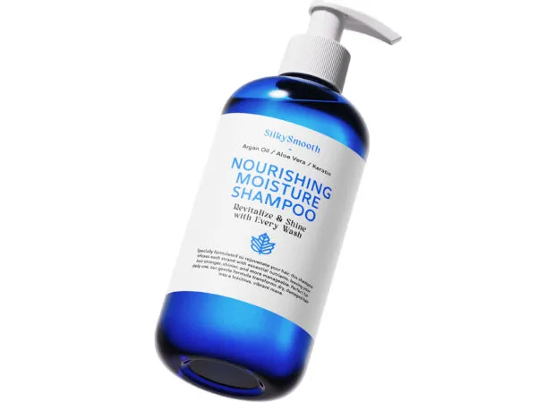 Cosmetic Bottle with a Pump Mockup 1