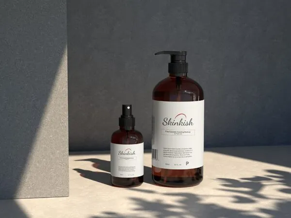Cosmetic Branding Bottle Mockups Featuring Different Sizes of Pump and Spray 1