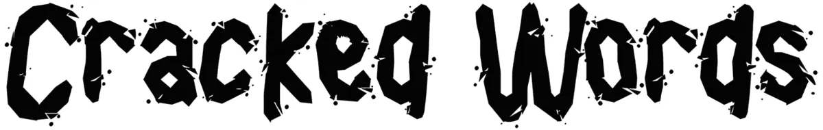 Cracked Words Font 1