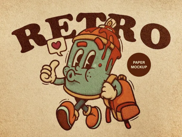 Craft Paper Printing Logo Mockup 1