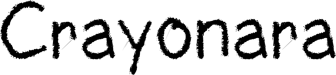 Crayonara Font 1