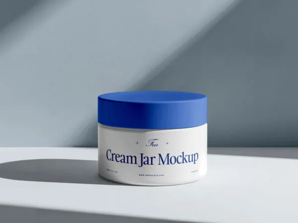 Cream Jar Mockup 1