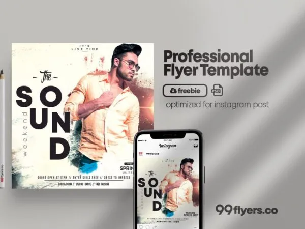 Cream Modern Summer Party Instagram Banner Template 1