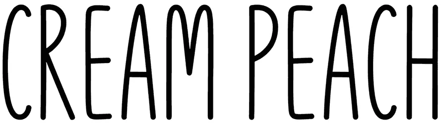 Cream Peach Font 1
