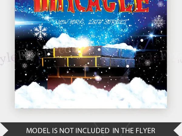 Creative Christmas Miracle Flyer Template 1
