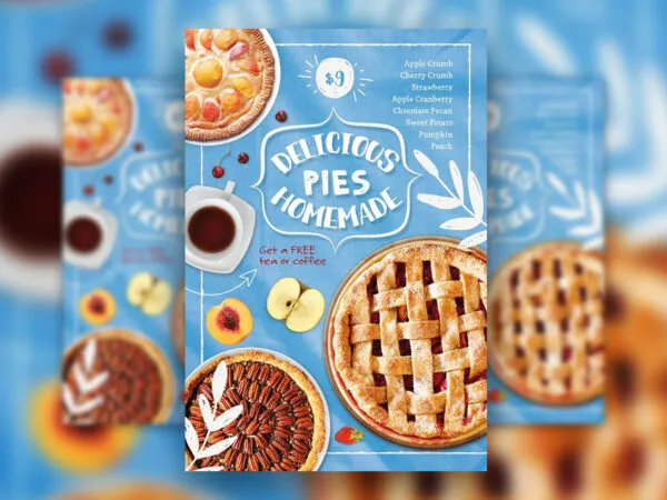 Creative Homemade Pie Flyer Template 1