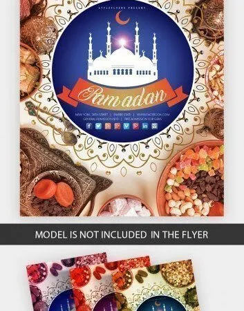 Creative Islamic Ramadan Flyer Template 1