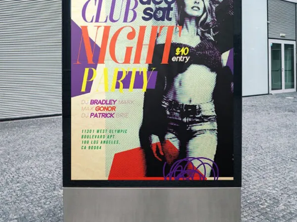 Creative Modern Night Club Party Flyer and Poster Template 1