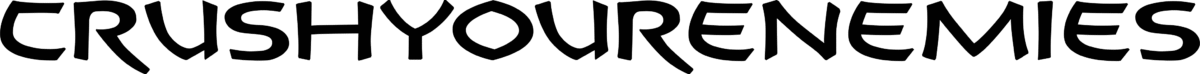 Crush Your Enemies Font 1