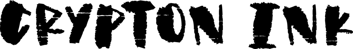Crypton Ink Font 1