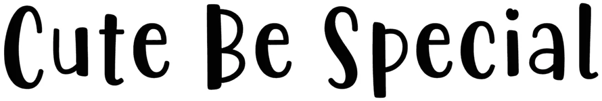 Cute Be Special Font 1