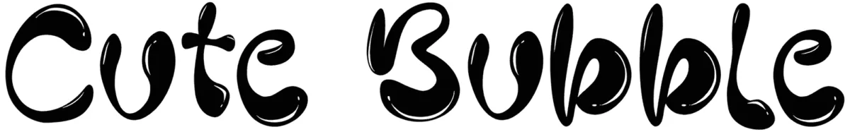 Cute Bubble Font 1