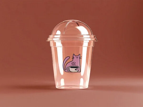 Cute Cold Drink Cup Mockup 1