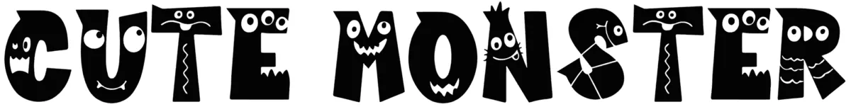 Cute Monster Font 1