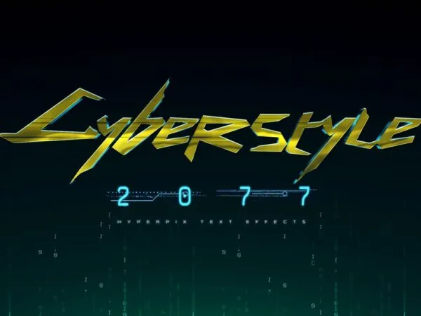 Cyberpunk 2077 Text Effect 1