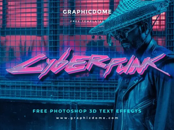 Cyberpunk Text Effect 1