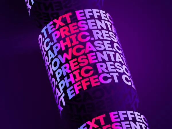 Cylindric Text Effect 1