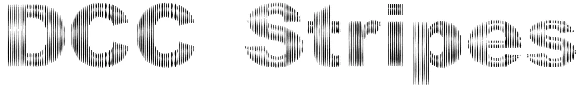 DCC Stripes Font 1