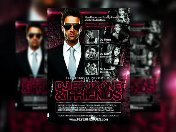 DJ Night Club Flyer Template 1