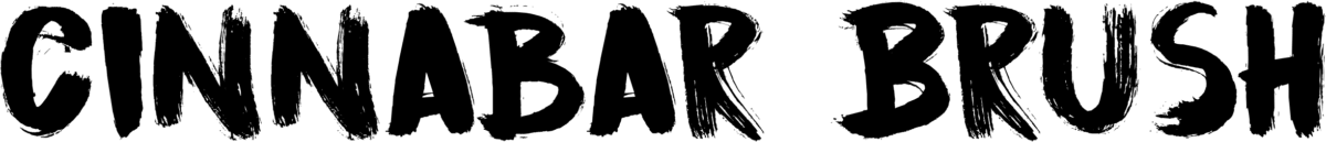 DK Cinnabar Brush Font 1