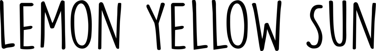 DK Lemon Yellow Sun Font 1