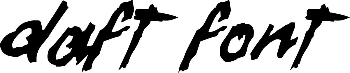 Daft Font 1