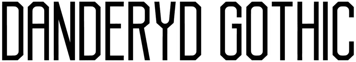 Danderyd Gothic Font 1