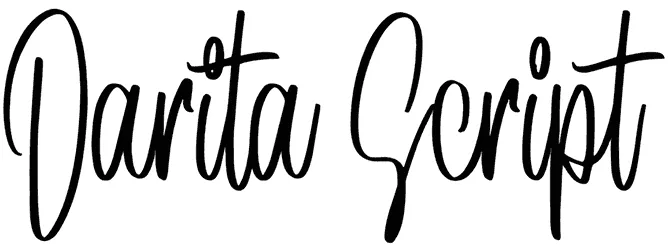 Darita Script Font 1
