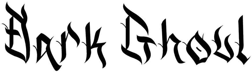 Dark Ghoul Font 1