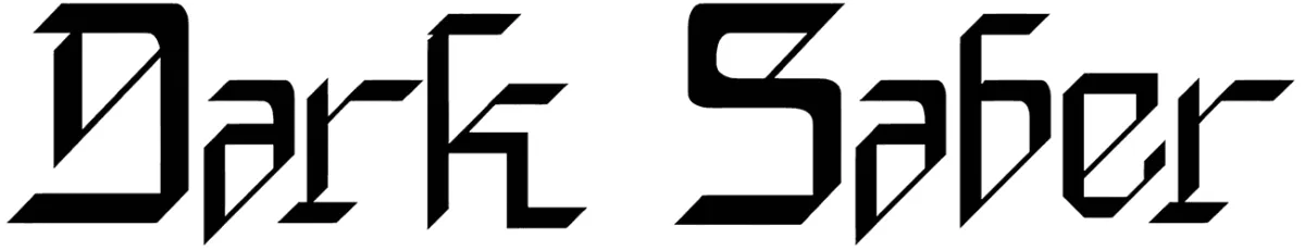 Dark Saber Font 1