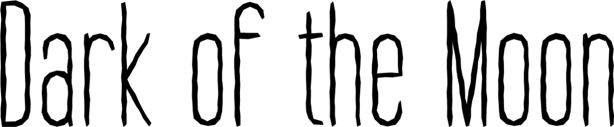Dark of the Moon Font 1