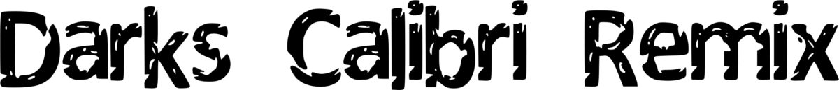 Darks Calibri Remix Font 1