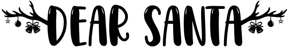 Dear Santa Font 1