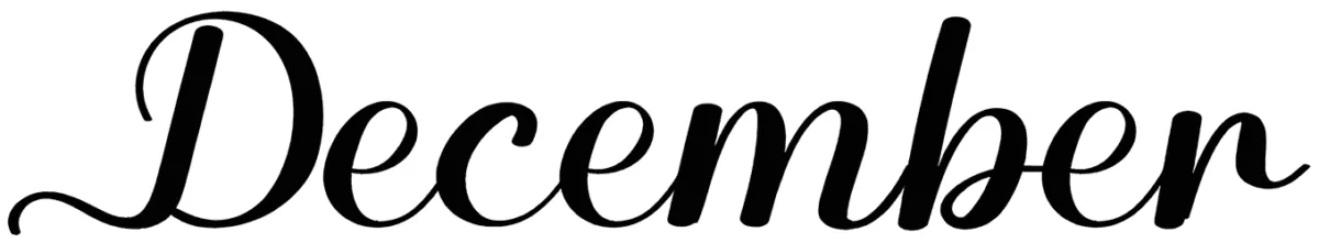December Font 1