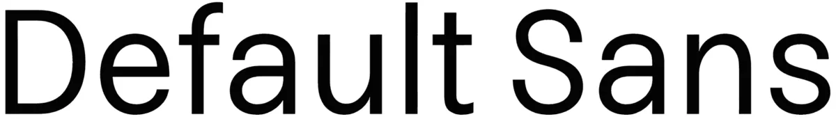 Default Sans Font 1