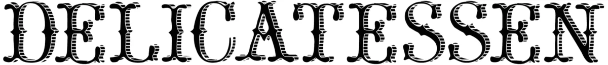 Delicatessen Font 1