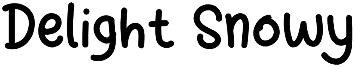 Delight Snowy Font 1