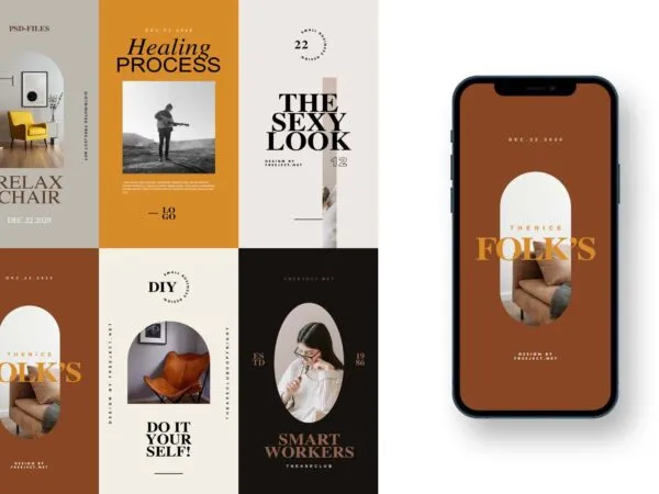 Delightful Nostalgic Instagram Story Template 1