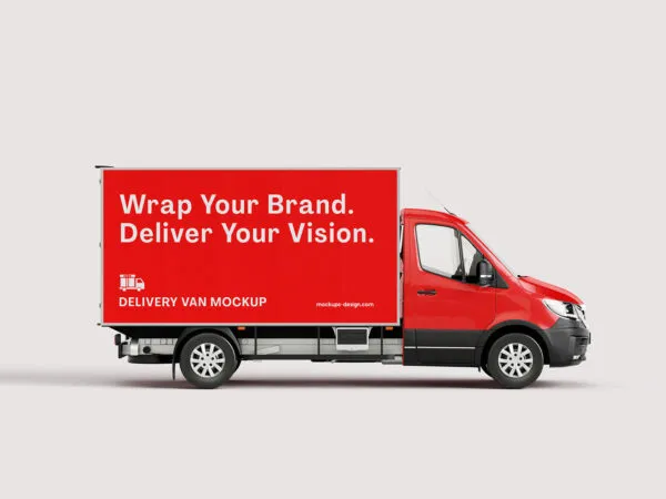 Delivery Van Mockup 1