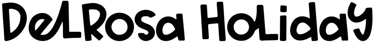 Delrosa Holiday Font 1