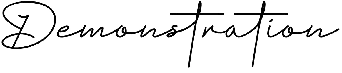 Demonstration Font 1
