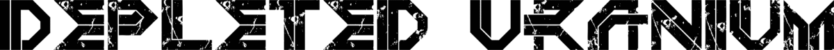 Depleted Uranium Font 1