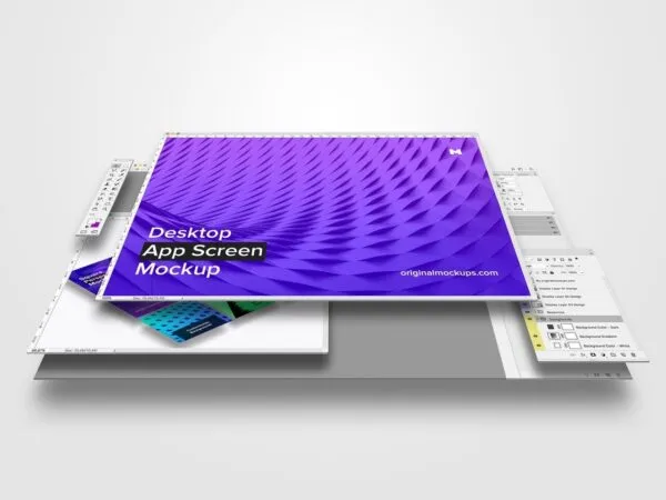 Desktop App Screen Mockup 1