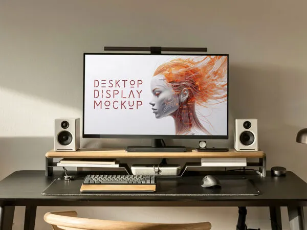 Desktop Monitor Mockup 1